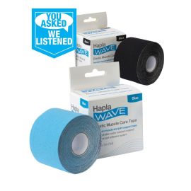 Hapla Wave Sporttape Blauw 5cm x 5m