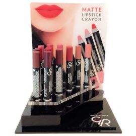 Golden Rose Matte Lipstick Crayon + testers + 1 voorraad