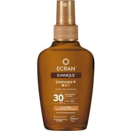 Zonnebrandolie Ecran Sunnique Broncea+ SPF 30 (100 ml)