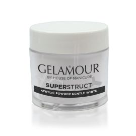 Gelamour Superstruct Acrylic Powder Gentle White 90gr