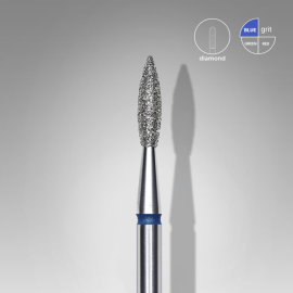 Diamant EXPERT puntig flame (middel- blauw) 2.1 mm