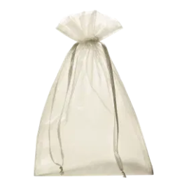 Geschenkverpakking organza goud 10 st