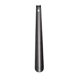 Schoenlepel zwart metaal 32 cm