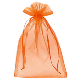 Geschenkverpakking organza ORANG 10 st