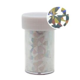 Transfer Foil Roll Holographic Silver Flakes