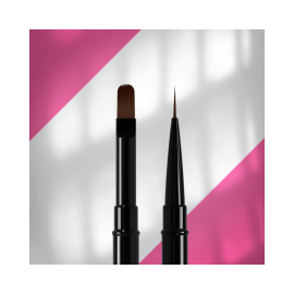 Staleks Dual Ended Brush - Gel 10 mm / Liner 11 mm