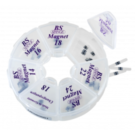 BS Spange Nagelbeugelset met Magneet, rondell