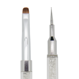 Rhinestone Pigment Brush & Dotting Tool